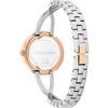 Calvin Klein Watch Quartz Movement Stainless Steel Strap 28mm White Dial Women's Watch 30 Meters Waterproof Casual and Versatile 25100060 28mm