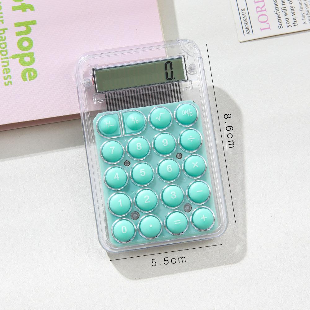 Cute Mini Pocket Calculator for Students - Portable, Candy Colors, User-Friendly Design