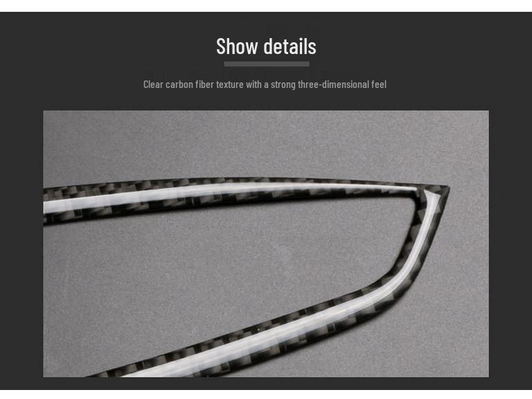 14-17 BMW X3/X4 F25/F26 Naklejka Ozdobna na Przełącznik Okna z Włókna Węglowego