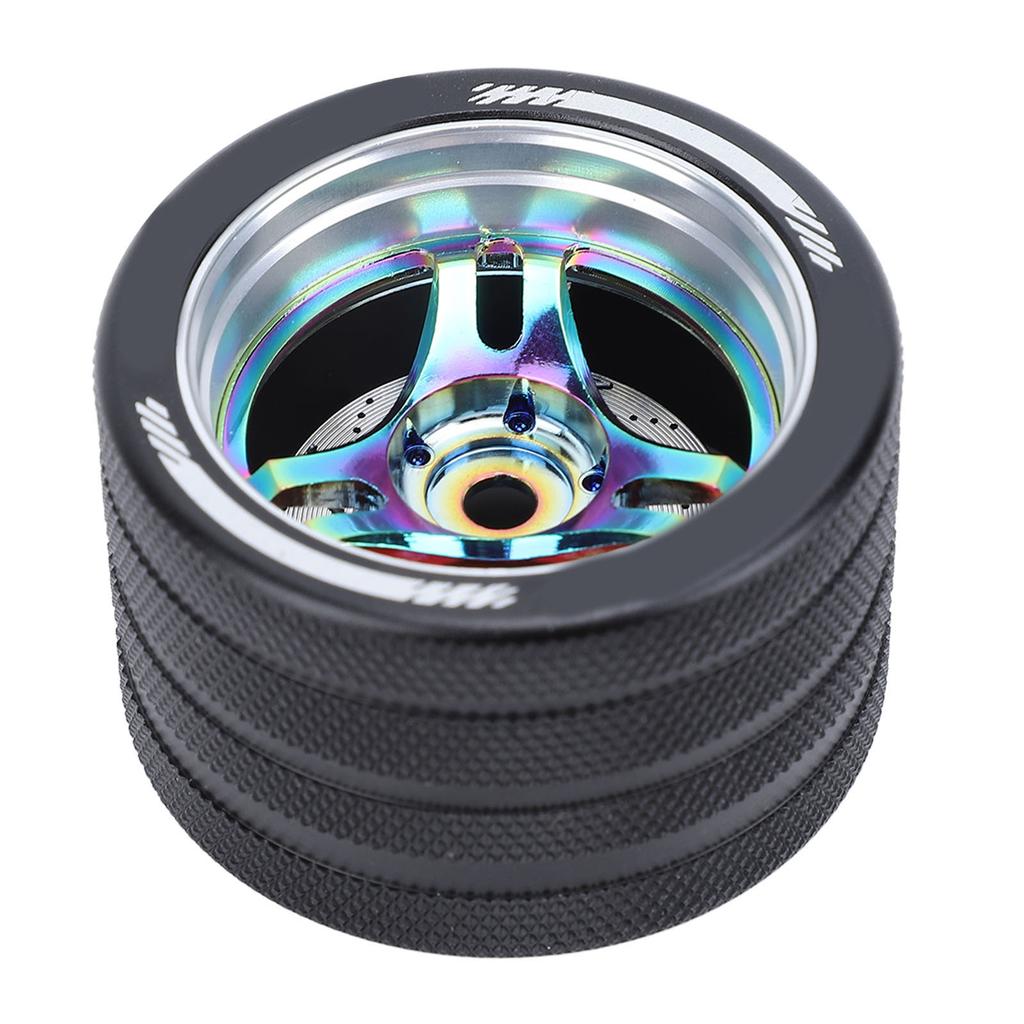 RC Transmitter Steering Hand Wheel Replacement Accessory Aluminum Alloy RC Steering Wheel Grip for for FUTABA