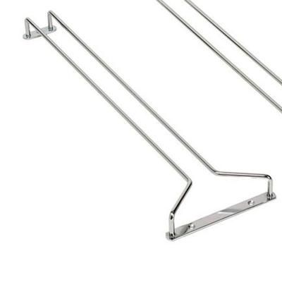 Glass Holder - Chrome Plated - 415x145mm - Contemporary Design - Max Diameter 9 Cm - Sold Individually