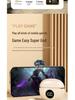 M21s Noise-Canceling Wireless Bluetooth In-Ear Headphones with Digital Display and Long Battery Life for Gaming.