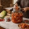 Sealed Pickle Container with Lids Airtight Storage Pitcher Plastic Pickle Jars
