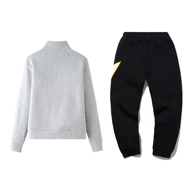 Li Ning Casual Sportswear Unisex Coin Gray+Black AWDVP57-1+YKLV229-1