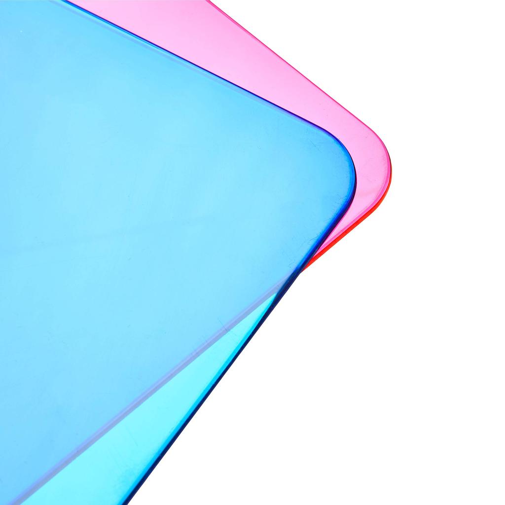 Amazon Basics Plastic Letter Clipboards, Black, Pack of 6, Assorted Colors