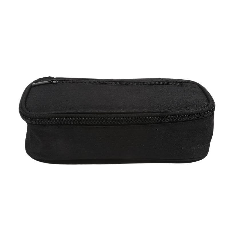 Pen Storage Bag Pencil Case 2 Layer Large Capacity Cosmetic High Quality Study Supplies Simple Student Stationary Boxes