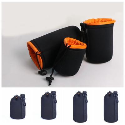 S/M/L/XL Neoprene Lens Bag Neoprene Waterproof Lens Bag Camera Lens Pouch Bag  Digital SLR Camera