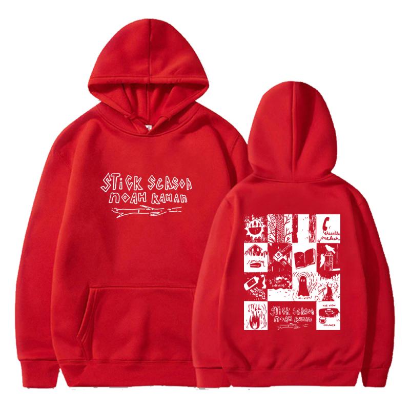 

Noah Kahan Stick Season Hoodie 2023 World Tour Long Sleeve Streetwear Жінки Чоловіки Толстовка з капюшоном Хіп-хоп одяг S