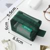 6Pcs/Set Transparent Mesh Storage Pouch Makeup Toiletry Bag Travel Organizer Cable Coin Key Earphone Charger Card Holder