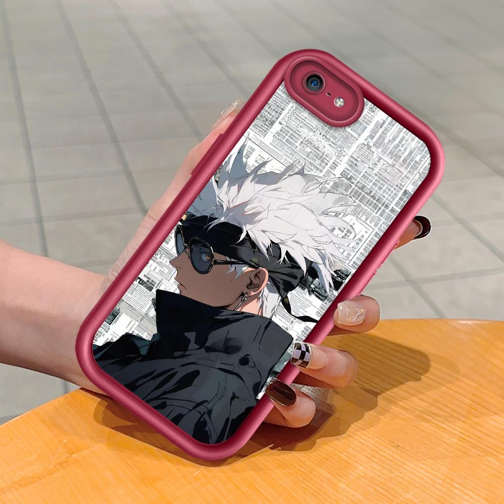 Soft Silicone Square Ladder Printing Pattern Phone Casing Full Cover Camera Shockproof Protection Rubber Case for iPhone Infinix Tecno OnePlus