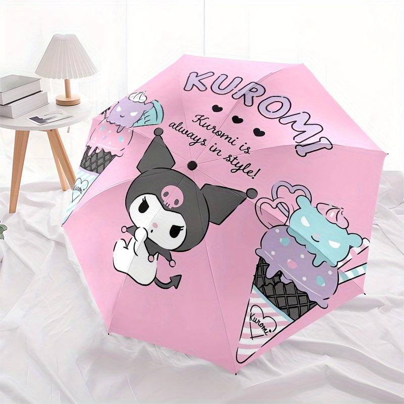 1pc Kuromi Always in Style Umbrella with Plastic Handle,Suitable for All Seasons Home Travel Outdoor UmbrellaSanlio316