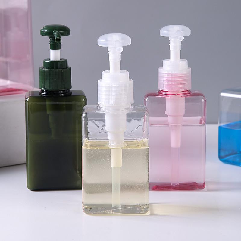 Press-Type Cosmetic Bottles for Hand Soap, Shower Gel, Shampoo & Lotion - Portable & Vacuum Sealed Empty Dispensers