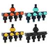Garden Watering Connector Distributor Faucet 4 Way Hose Splitters With Valves for Outdoor Faucet Sprinkle