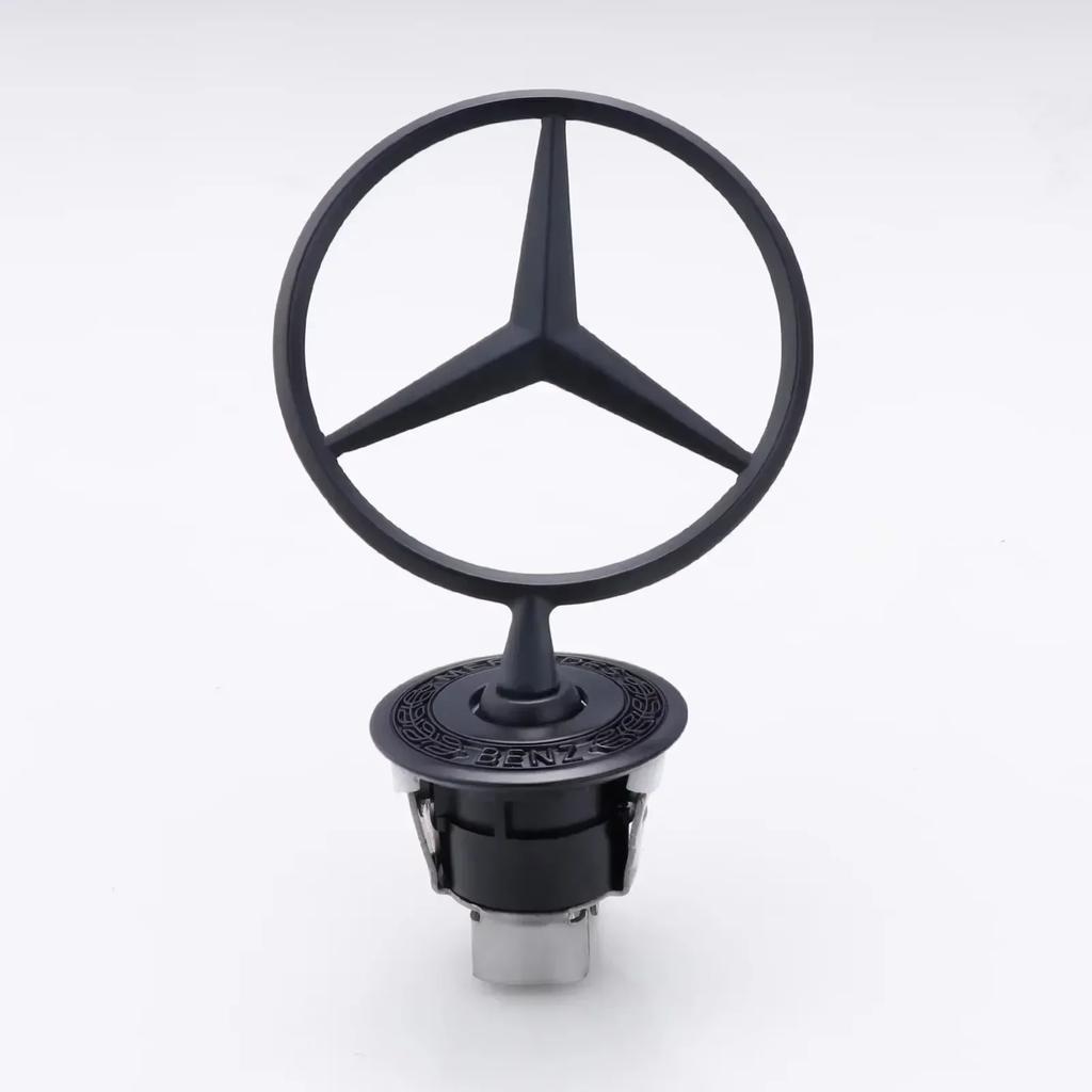 Autoaufkleber C200 E300 Heiß 2026 Für Benz 1 Stück Mercedes Benz Auto Motorhauben Logo Emblem Zinklegierung Abzeichen Für W204 W220 C180 C200