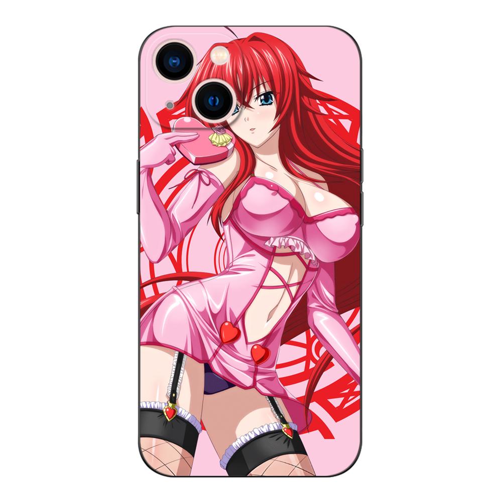Black tpu Case For Huawei P30 Lite P30 Pro P40 LITE E P Smart 2020 Cover Spduak High School Rias Gremory