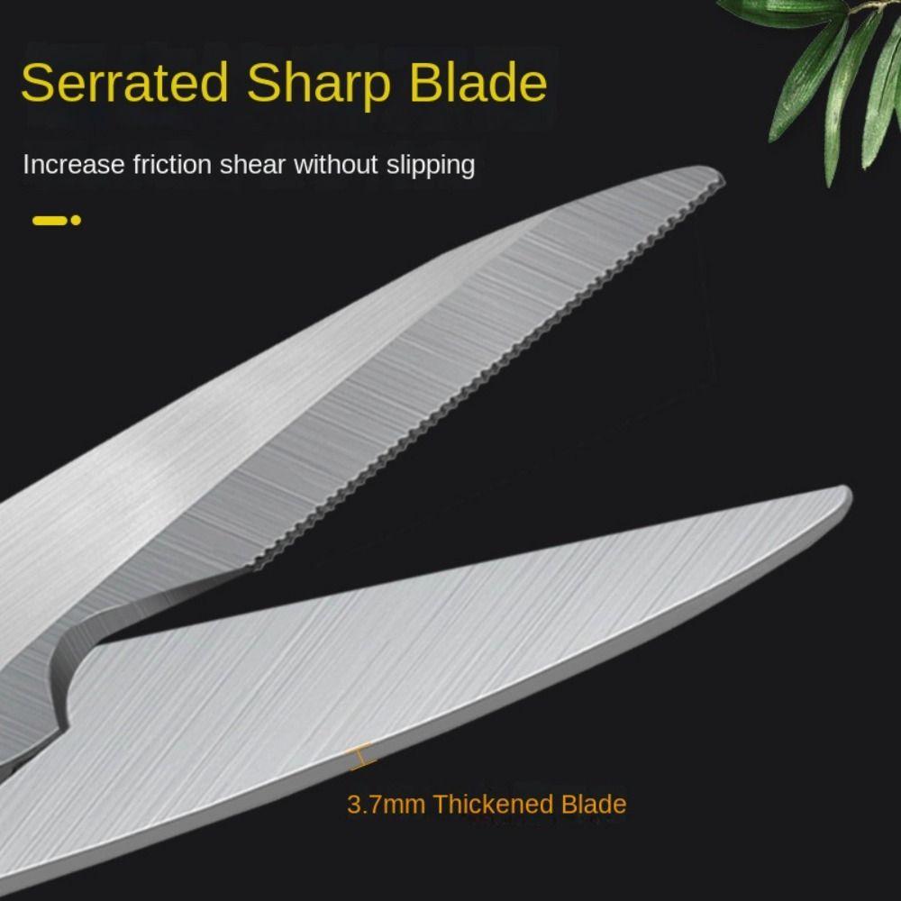 Stainless Steel Metal Scissors Multi-Purpose Electrical Tools Serrated Electrician Shears Multi-Purpose Manual Scissors