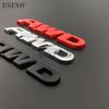 3D V6 AWD Car Metal Alloy Trunk Fender Adhensive Badge Body Tailgate Displaceme Emblem For Toyota Highlander V6