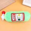 NOS Bottle Style Car Neck Pillow Soft Plush Headrest Neck Support Cushion Creative Auto Seat Decor Accessories