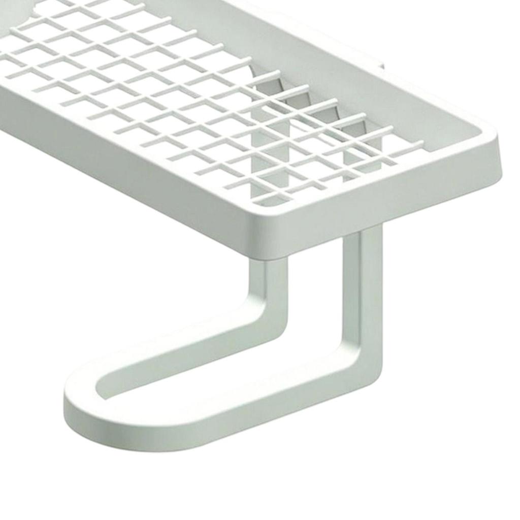 50cm No Drill Quick Drainage Bathroom Sink Shelf Over Faucet for Toothbrushes Cups Cosmetics Shampoos Kitchen Hotel Dormitory