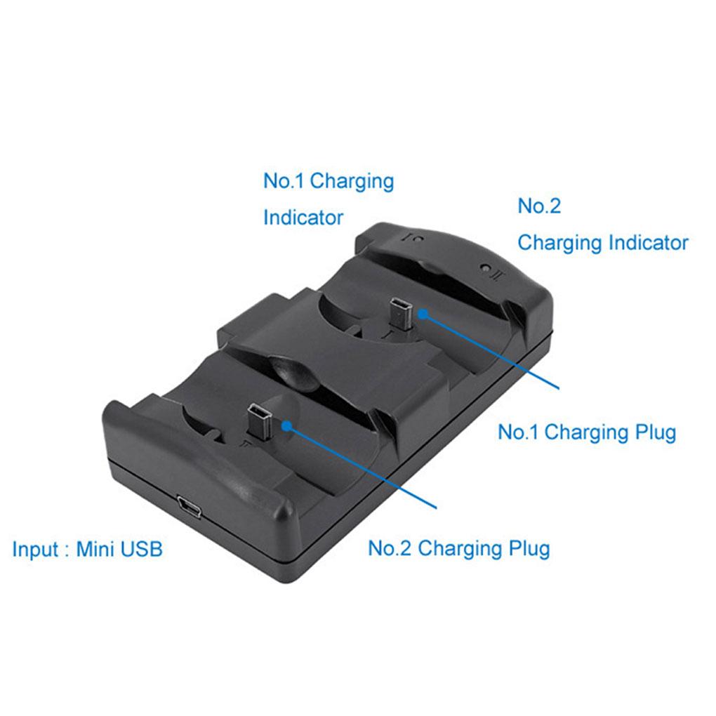 Black ABS Charger USB For PS3 And PS Move Controllers 2. ABS Wireless Charger 3. Input 5V