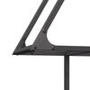Firewood Rack Black 80 x 25 x 90 cm Cold Rolled Steel