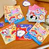 Lot de 4 Carnets Adhésifs Animaux Mignons Dessin Animé Multi-Formes pour Étudiants Journaling Rappels Forte Adhésion Fournitures de Bureau École