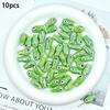 10Pcs Little Fish Ceramic Beads Diy Necklace Earrings Jewelry Accessories Pendants Loose Beads For Crafting