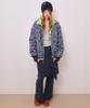 POEV Fluffy Dotted Knit Beanie - Navy