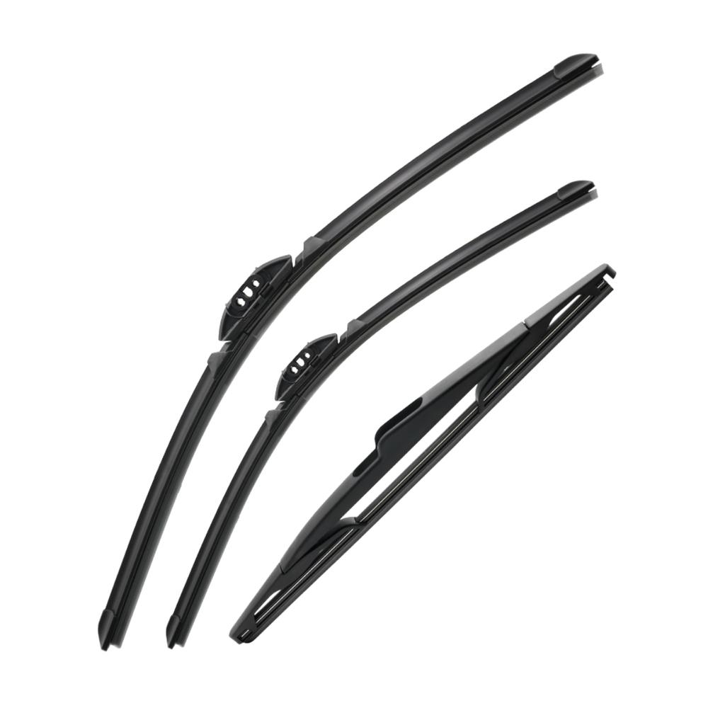 For Renault Scenic 2 / Grand Scenic 2 2003-2004 Wiper Front & Rear Wiper Blades Windshield Windscreen Window Brushes 26"+21"+10
