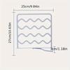 1/2Pack Adjustable Shelf Dividers | Plastic Closet Organizer for Wardrobe, Cupboard, Bookcase | Space-Saving Storage Rack, White