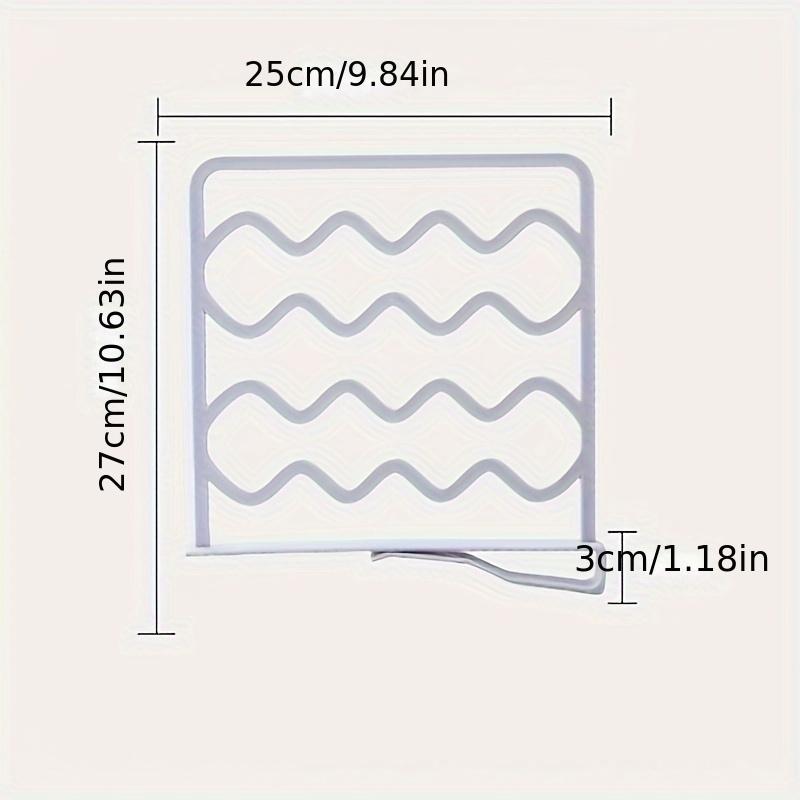 1/2Pack Adjustable Shelf Dividers | Plastic Closet Organizer for Wardrobe, Cupboard, Bookcase | Space-Saving Storage Rack, White