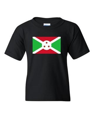 Burundi Country Flag Africa Kirundi Nation Patriotic DT Youth Kids T-Shirt Tee Unisex T-Shirt