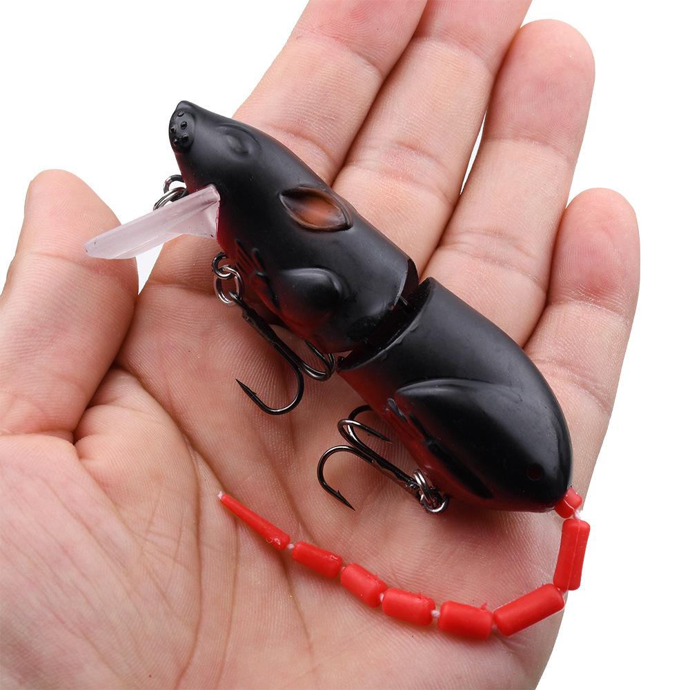 15,5g/15,5cm Bionischer Gelenk-Wobbler - Weitwurf-Maus und Asp-Imitation 9008