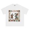 Le Boop Středověký Rytíř Drak Vtipný Vintage Potisk Tričko Unisex Unisex Ležérní Volná Trička Letní Bavlněná Módní Trička Topy