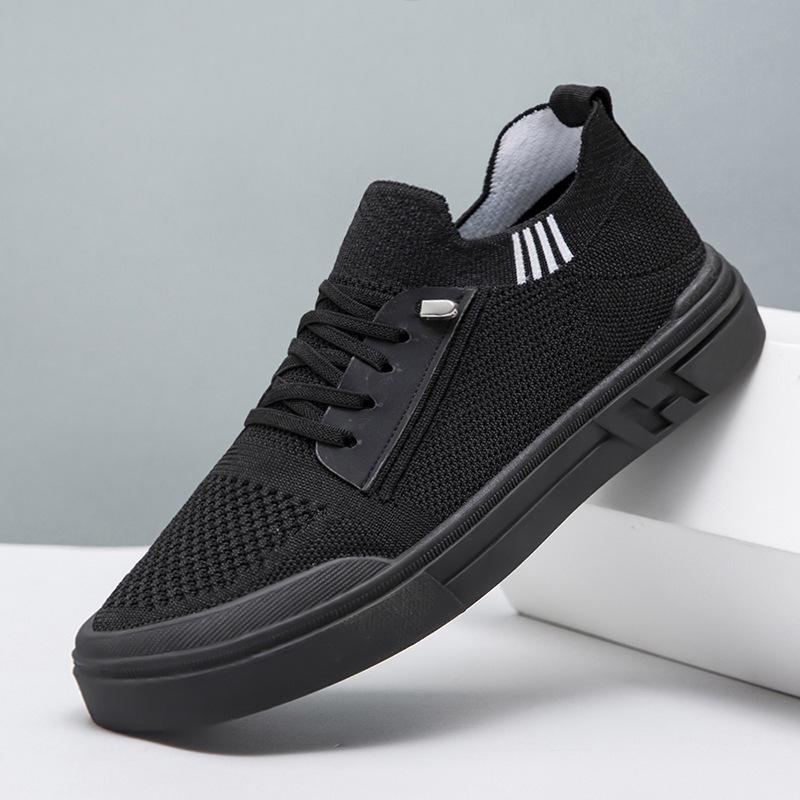 Mesh-Schuhe Herren Frühling und Herbst Herren Fly-Woven Atmungsaktive Board-Schuhe Mode Lässige Sportschuhe Herrenschuhe