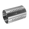Space Saving Stainless Steel Kitchen Utensil Holder with Drain Hole Feature