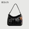 Ladies Tote Bag - Large Capacity, Soft Leather, Multi-Pocket Shoulder Bag