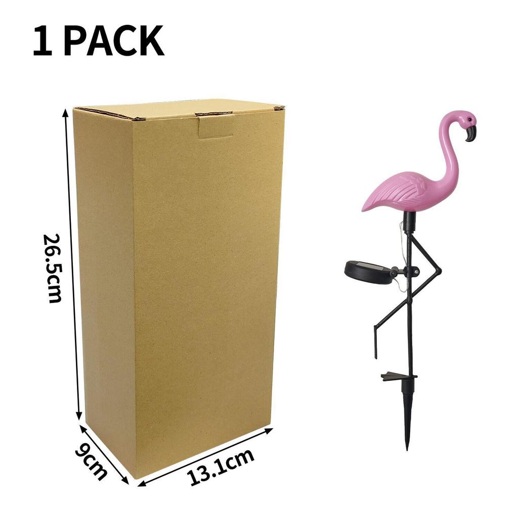 Solar LED Flamingo Garden Stake Light - Outdoor Lawn and Courtyard Decoration
