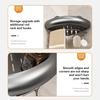 Shower Caddy No Drilling Space Aluminum Anti-Rust Storage Rack with Raised Rails Bathroom Corner Shelf