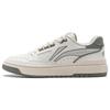Li Ning Anfänger Bequeme Dämpfung Leichte Niedrig geschnittene Vintage Basketballschuhe Unisex Weiß Grau ABCU001-1
