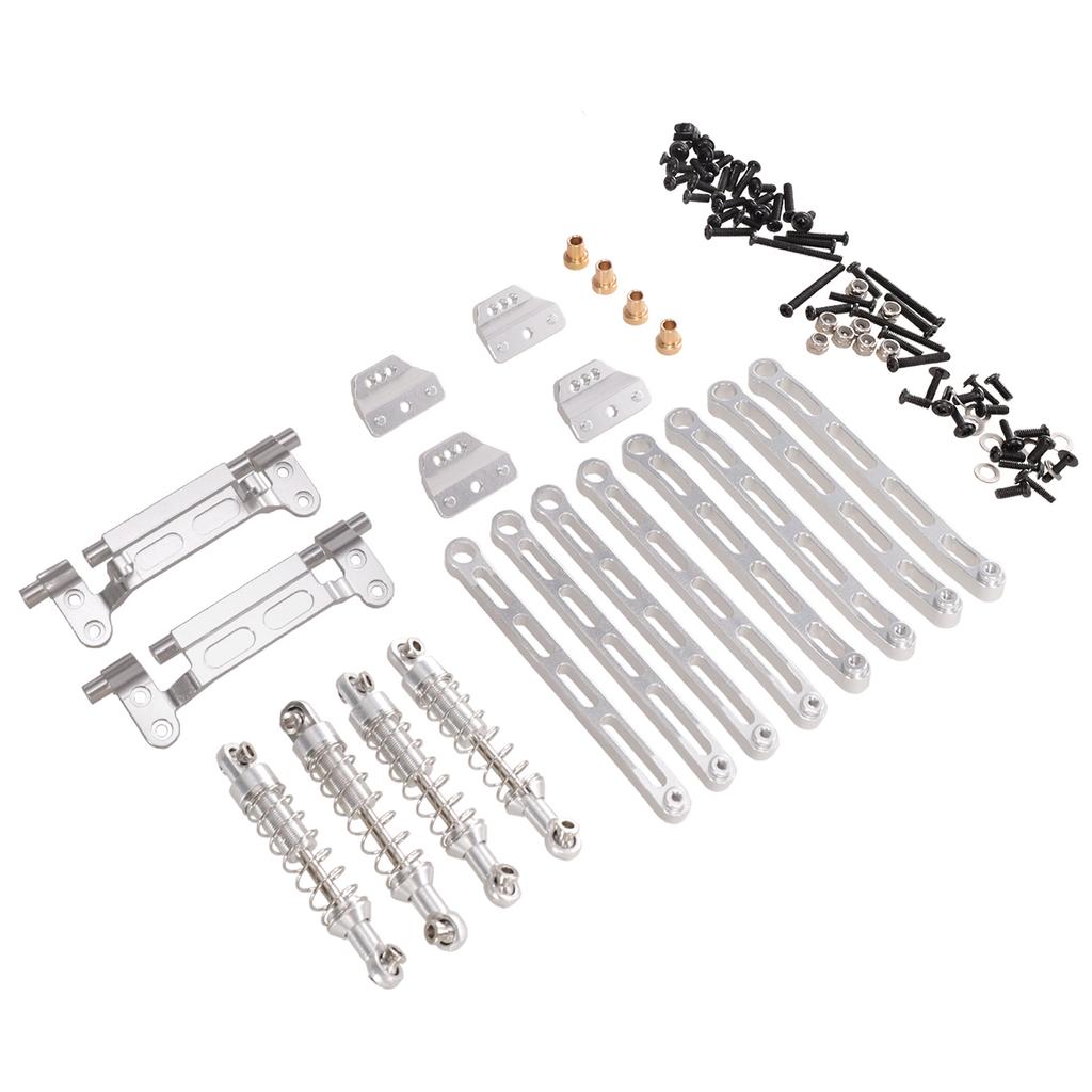 Suitable for MN model 1/12 MN168 MN78 RC Car metal upgrade external spring shock absorber fixed rod parts accessories