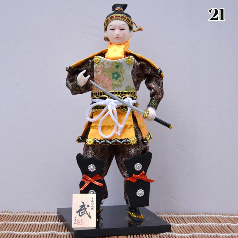Japanese Samurai Ninja Figurines Dolls With Kimono Traditional Ninja Ornaments Home Decor Collection Arts Craft Gifts