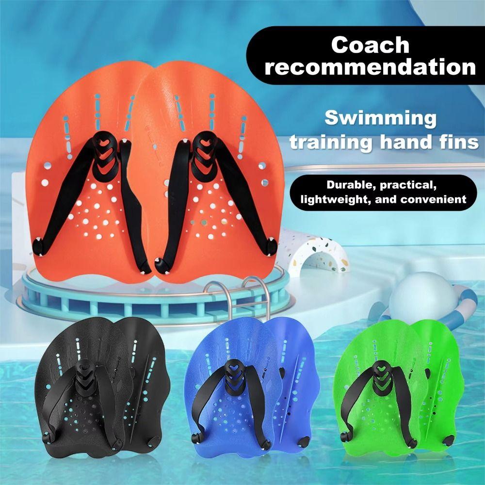 Silikon-Armbänder Schwimmtraining Handpaddel Verstellbare Handflossen für Erwachsene und Jugendliche