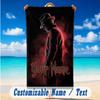 Beach Towel Custom Name Text, Quick Dry Large Towel For Beach HomeA Nightmare On Elm Street Freddy Krueger