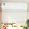 Retractable Air Conditioner Guide Cover Lace Air Conditioning Baffle  Bedroom