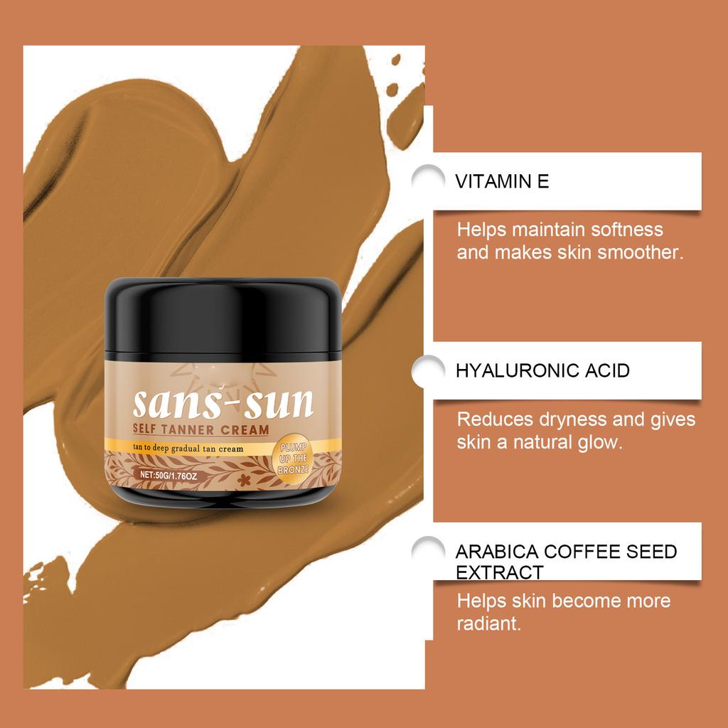 Sunburn Herbal Cream With Tanning And Melanin Generation