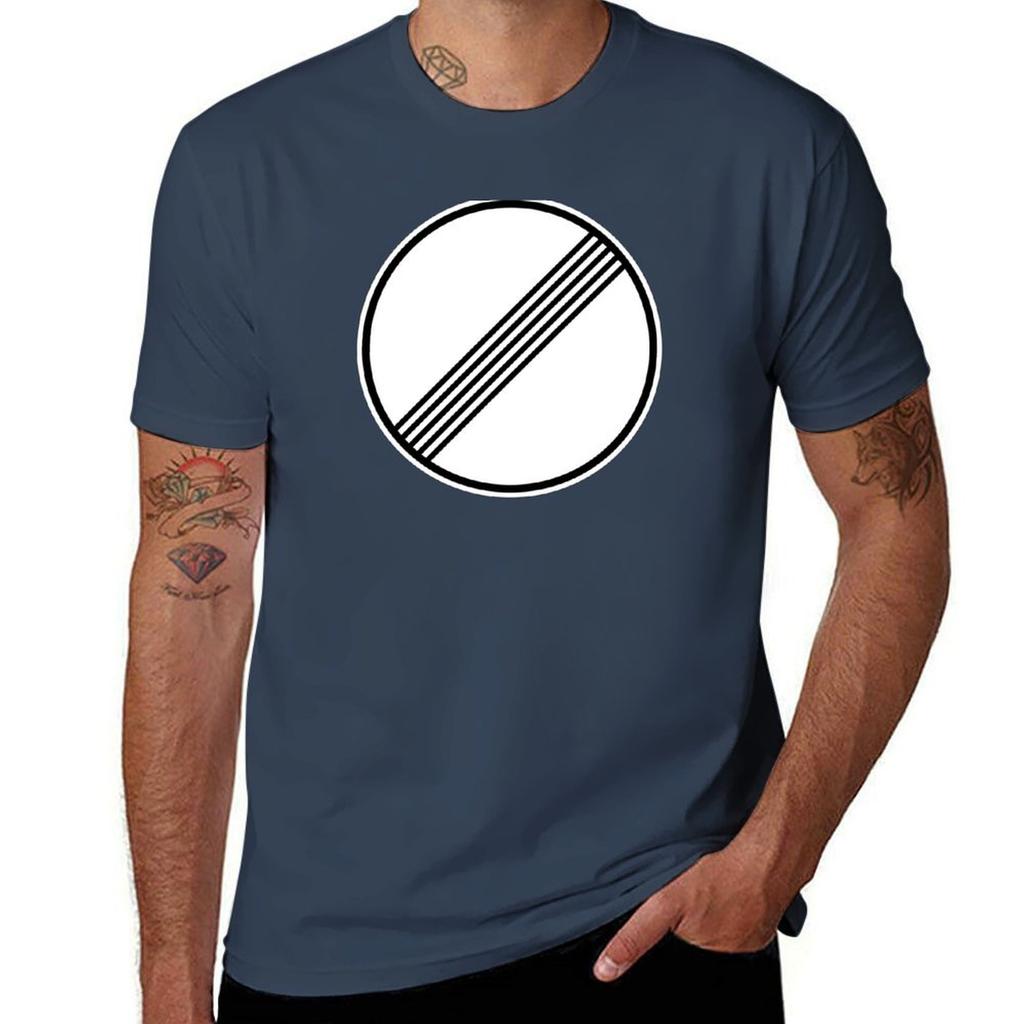 Limits No Longer Apply (Autobahn Sign) TShirt AntiFade Casual Tee Shirt