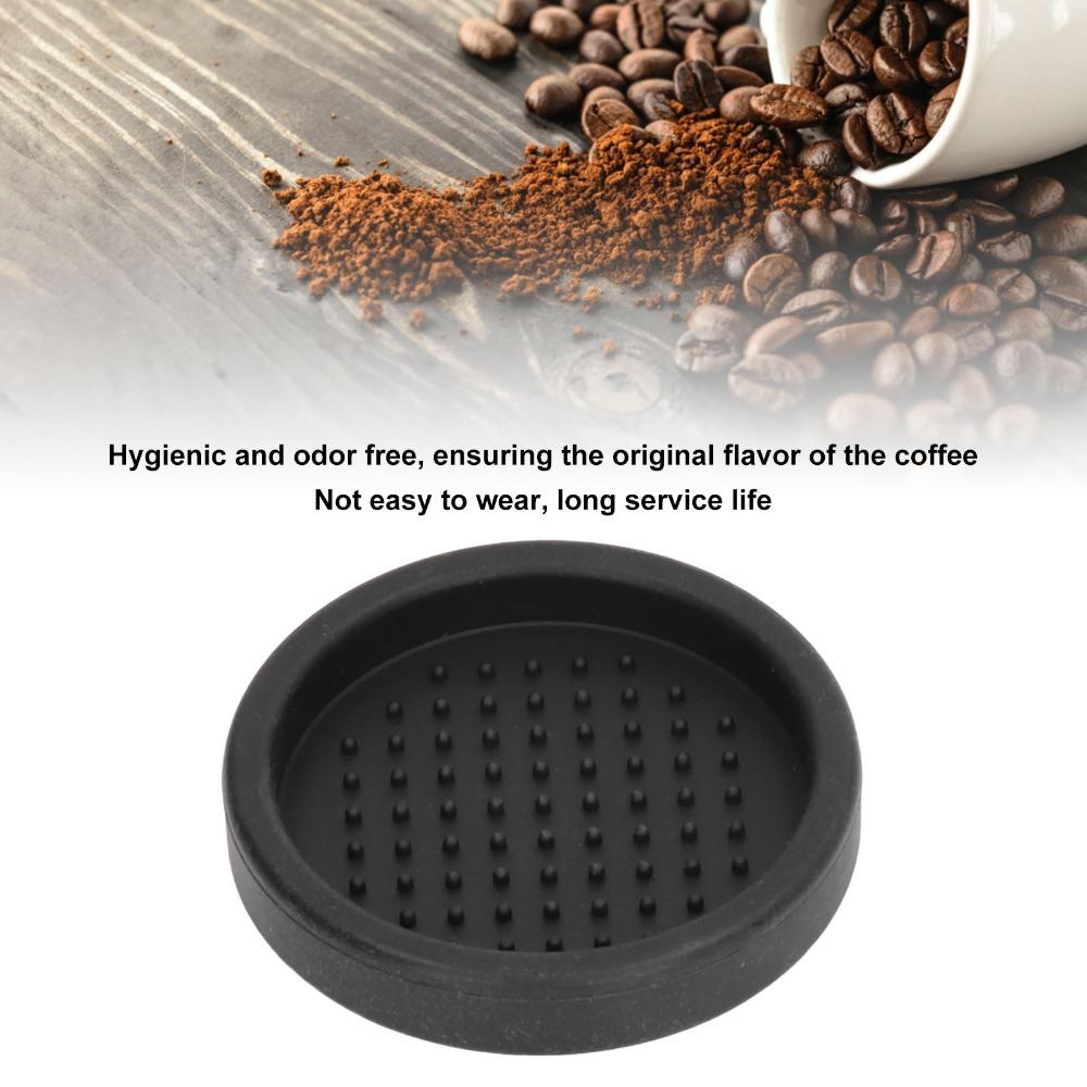 Anti Slip Design Round Tamper Mat Black Anti Slip Coffee Pad Coffee Tamper Mat Coffee Machine
