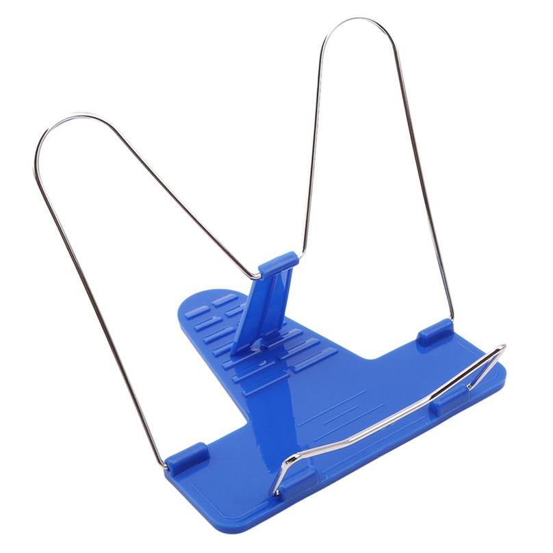 Adjustable Novelty Angle Book Stand Holder Foldable Reading Document Metal Desk