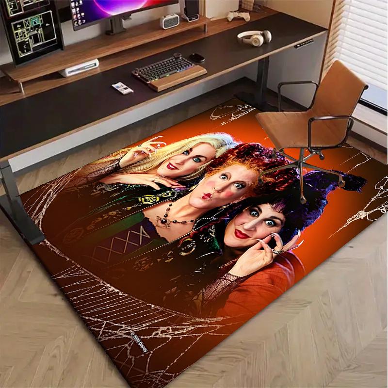 Hocus Pocus Polyester Carpet, Soft Indoor Mat for Office Chair, Living Room, Computer Desk - Decorative Home Office Rug Design